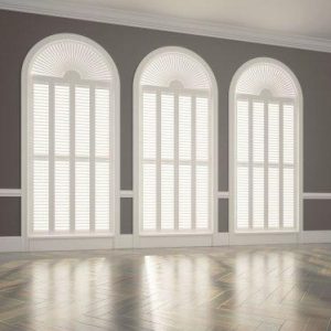three shaped shutters